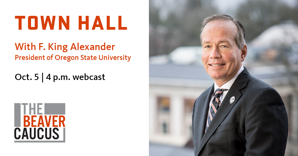Watch the Town Hall with President Alexander